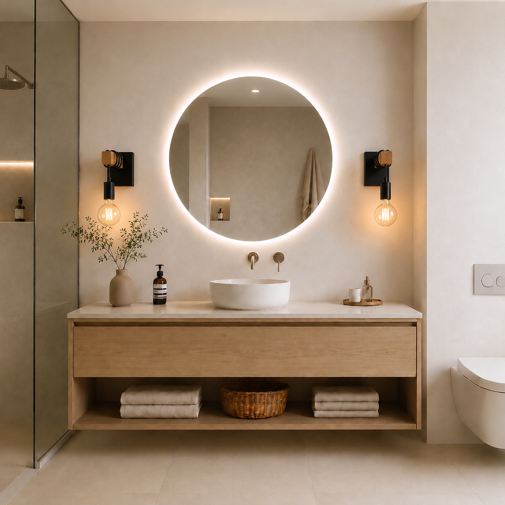 Mirana | Minimalist Wood Wall Light