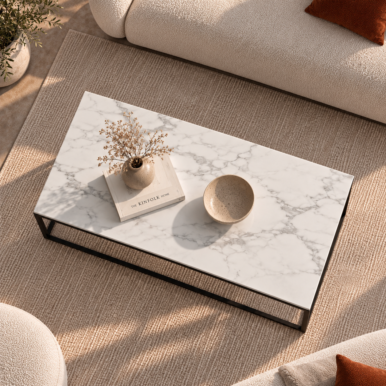 Tara | Premium solid marble coffee table
