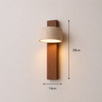 Luna | Modern Travertine Wall light