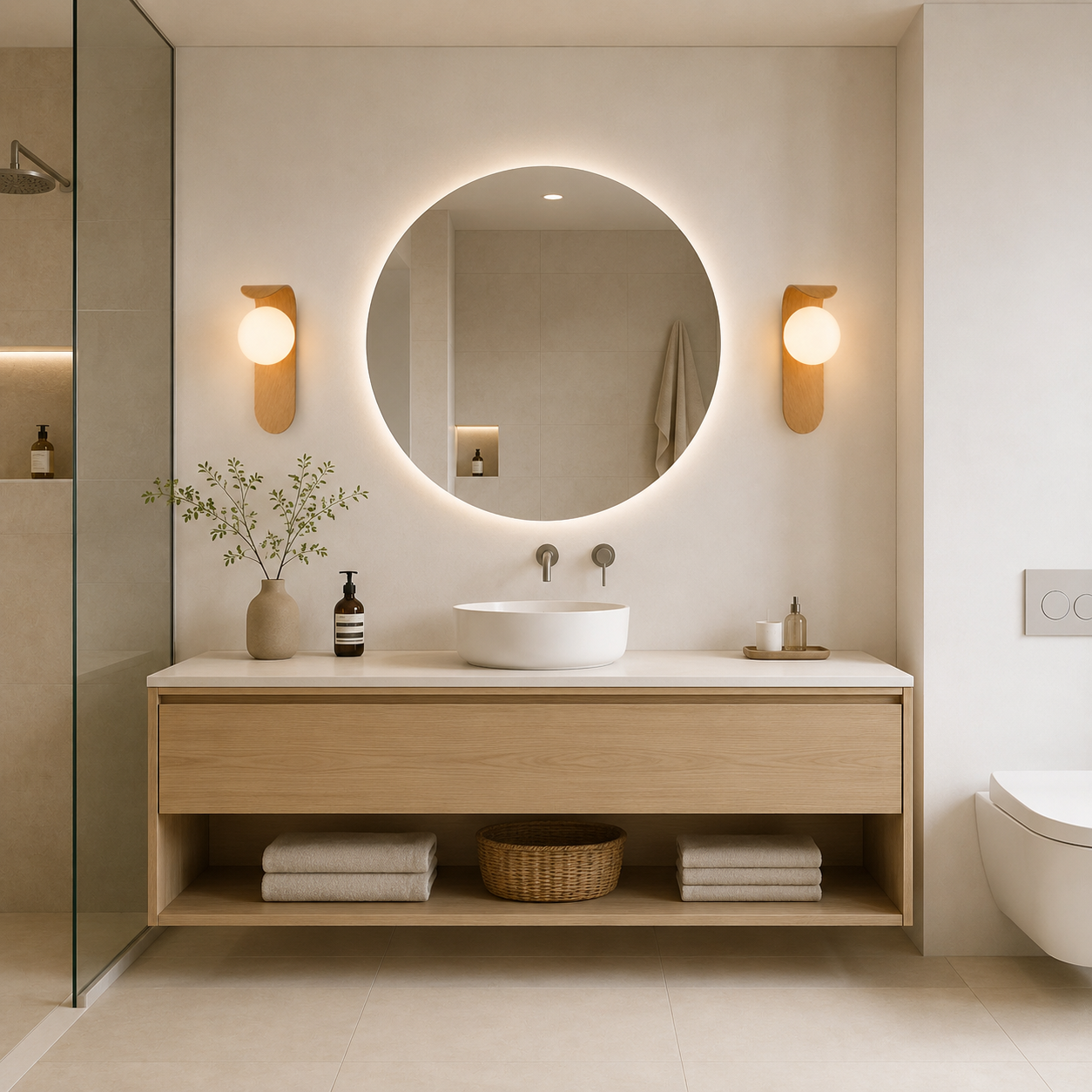 Elena | Curved Wooden Wall Light