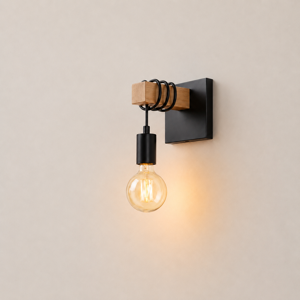 Mirana | Minimalist Wood Wall Light