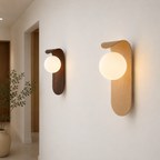 Elena | Curved Wooden Wall Light