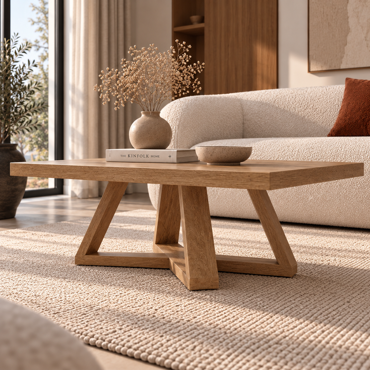 Mana | Modern Solid wood coffee table