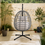 Hana | Signature rattan egg chair with stand
