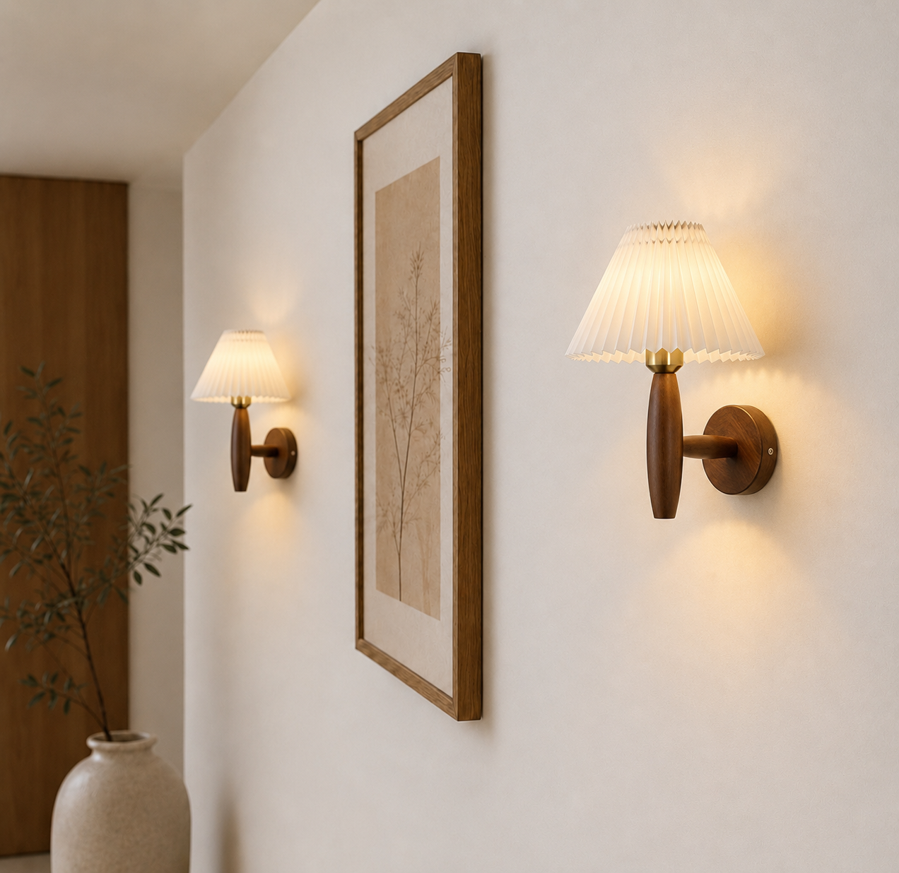 Thea | Modern Pleated Wall Light