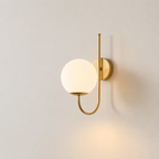 Aurelia | Modern Brass Globe Wall Light