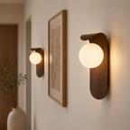 Elena | Curved Wooden Wall Light