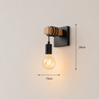 Mirana | Minimalist Wood Wall Light