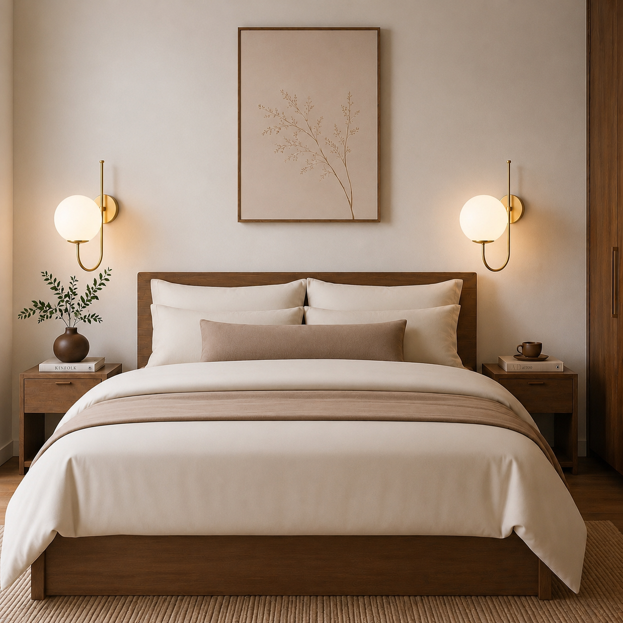 Aurelia | Modern Brass Globe Wall Light