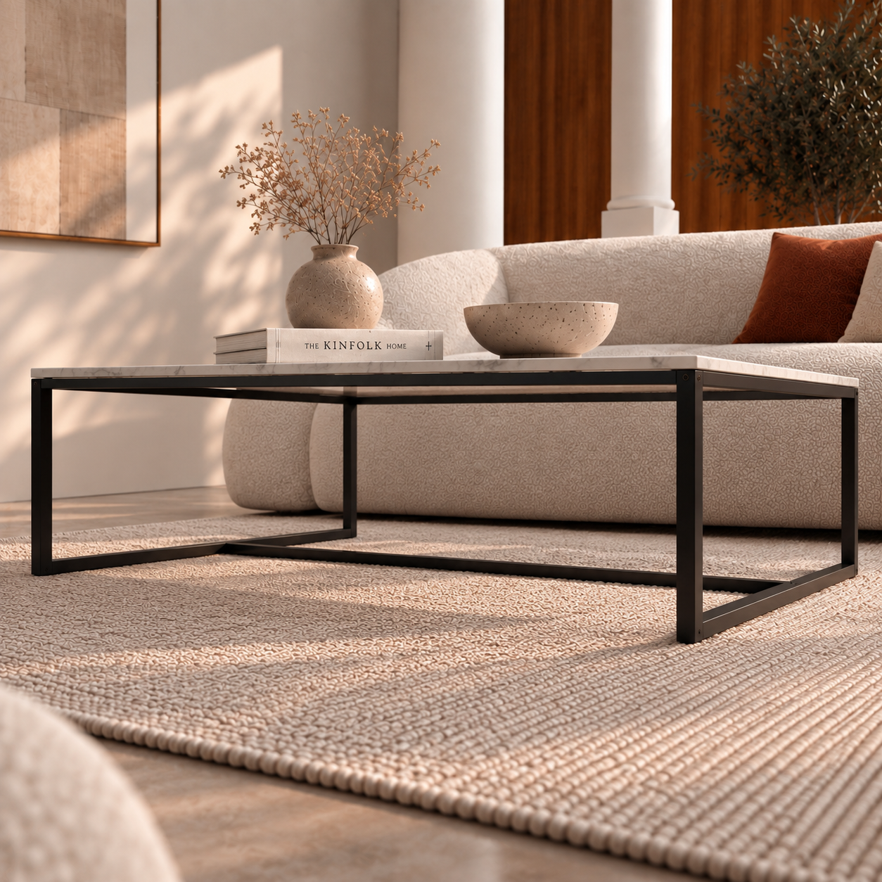 Tara | Premium solid marble coffee table