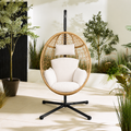 Elma | Premium rattan egg chair with stand