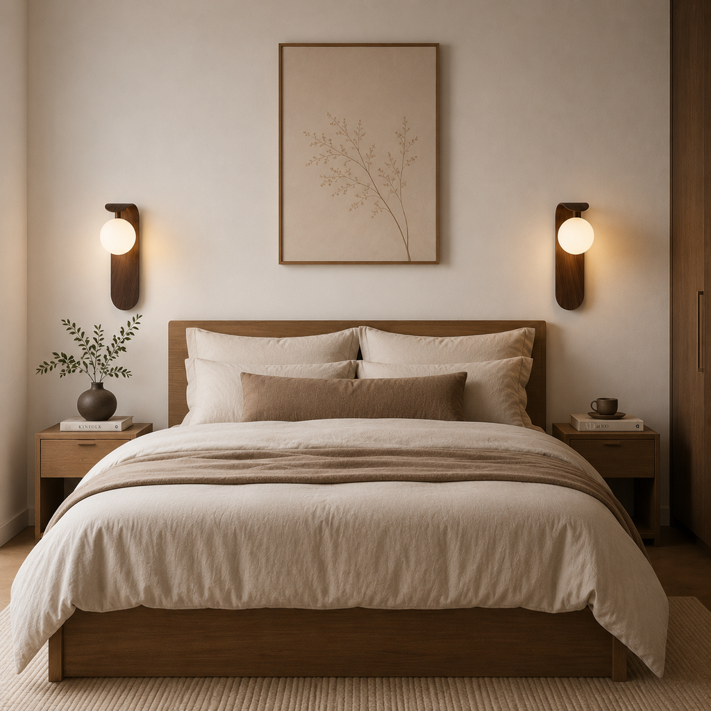 Elena | Curved Wooden Wall Light