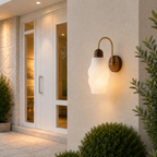 Yuna | Modern Wood Glass Wall Light