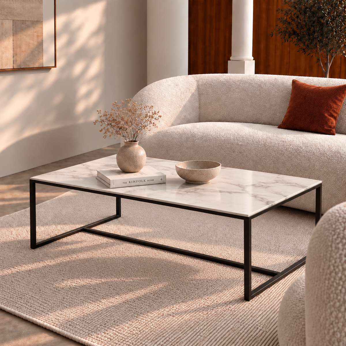 Tara | Premium solid marble coffee table