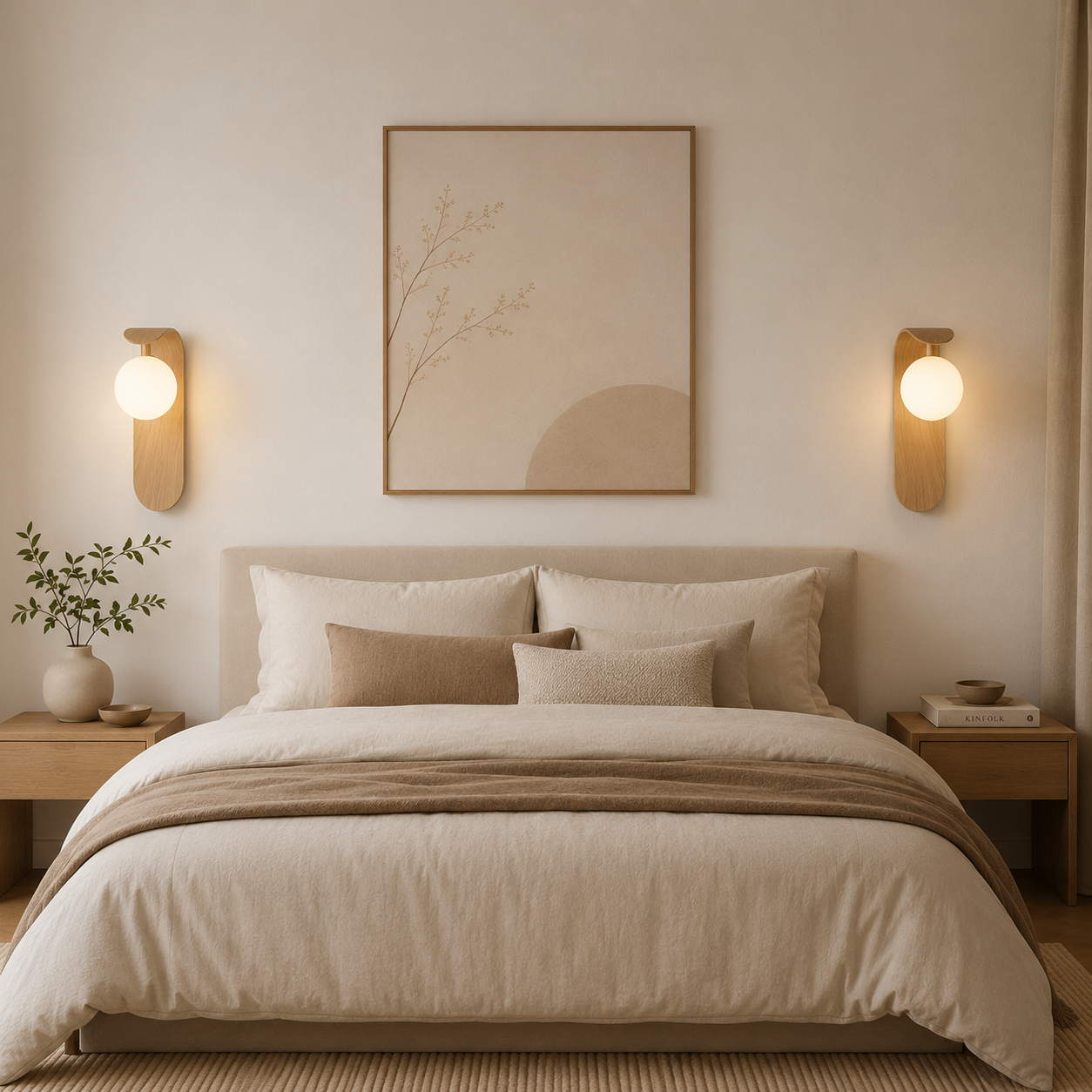 Elena | Curved Wooden Wall Light