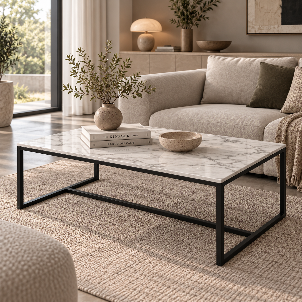 Tara | Premium solid marble coffee table