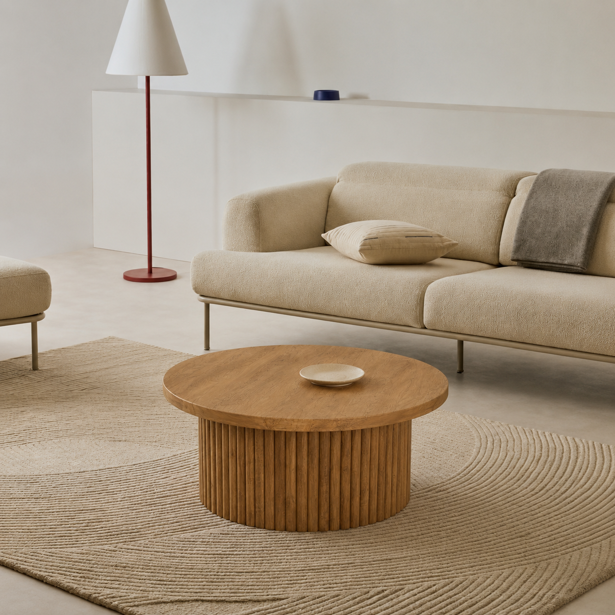 Lova | Premium Round wooden coffee table