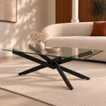 Rena | Modern Eclipse Glass Coffee Table