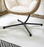 Luna | Modern hanging egg chair with stand