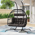 Lona | Double modern egg chair with stand