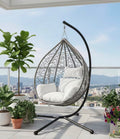 Elena | Luxury hanging egg chair with stand