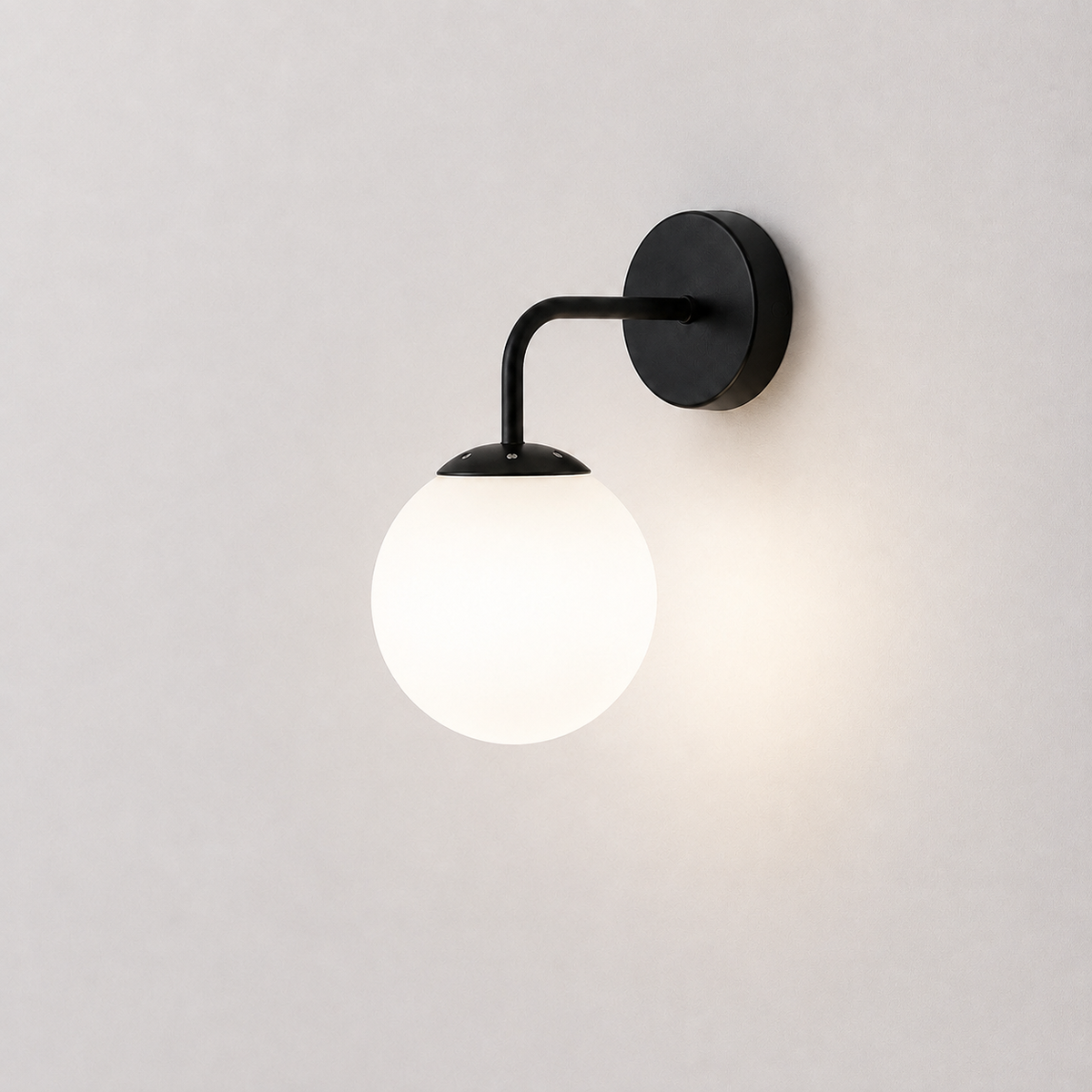 Halo | Modern metal wall light