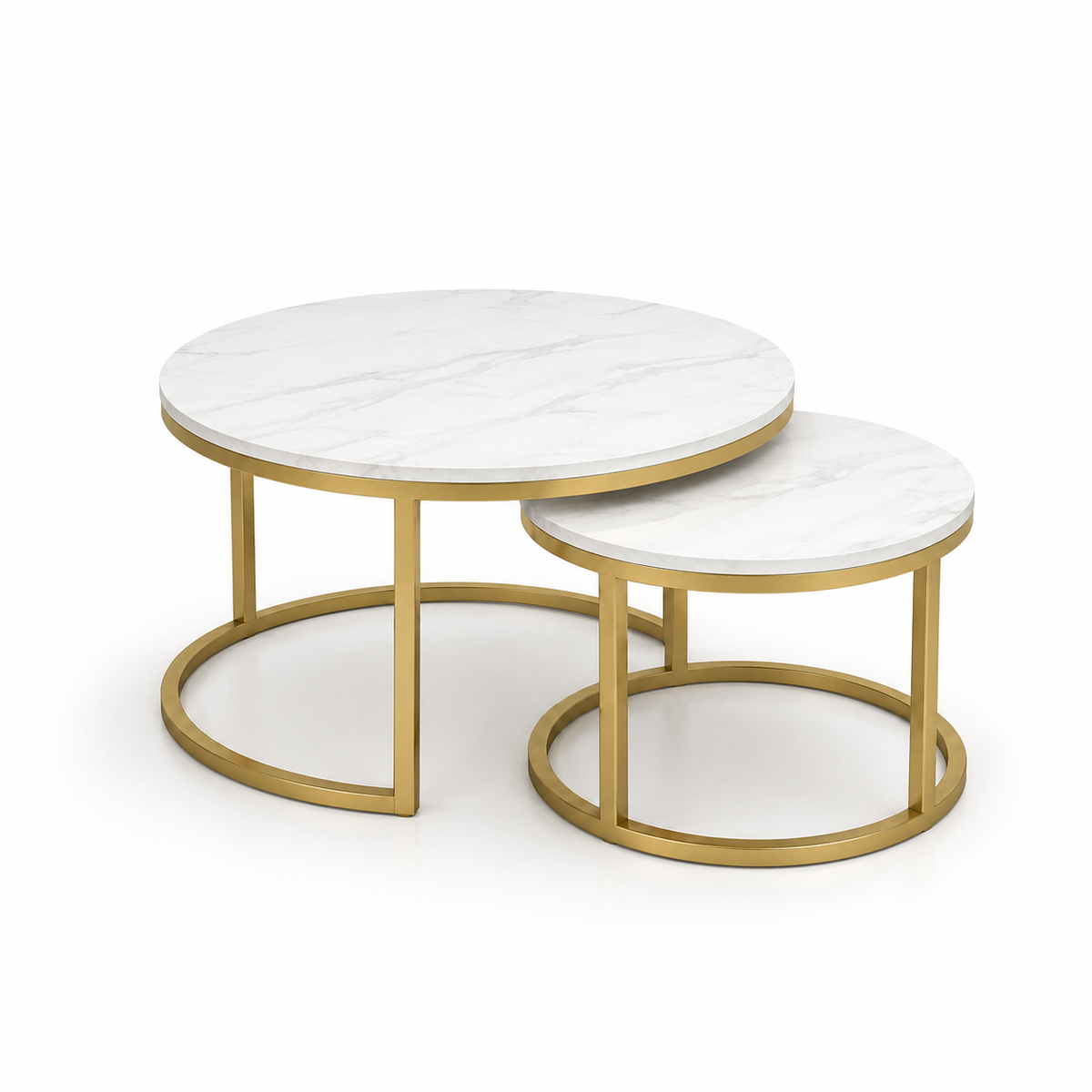 Moly | White Premium marble coffee table