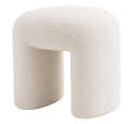 Luva | White Premium ottoman stool