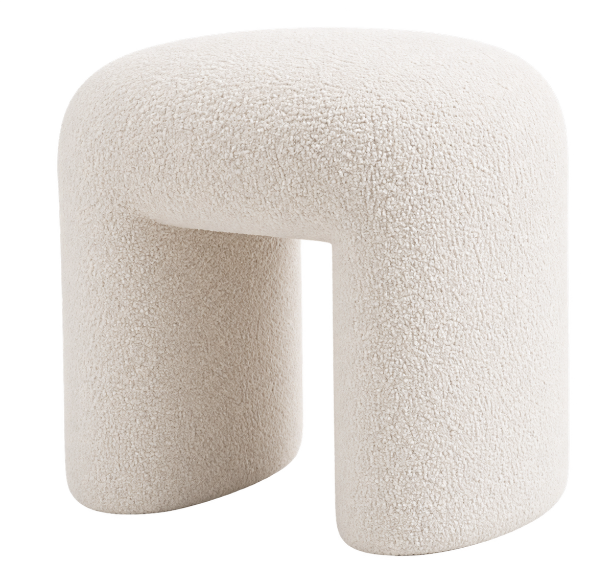 Luva | White Premium ottoman stool